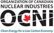 Organization of Canadian Nuclear Industries OCNI. Clean Energy for a Low Carbon Economy Logo