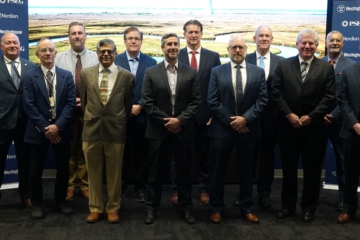 Group picture from Nordion, Westinghouse and PSEG signing event